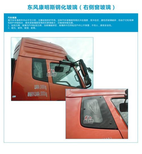 東風汽車配件 5403012-c0100右側(cè)窗玻璃(天龍 大力神 天錦)